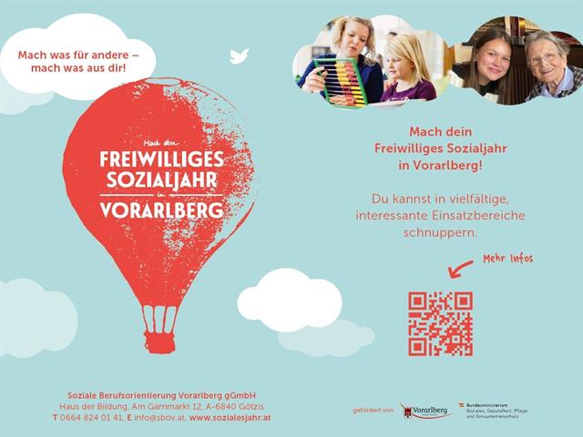 Mach dein freiwilliges Sozialjahr in Vorarlberg!